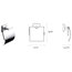 Kapitan Quattro Toilet Roll Holder With Cover Stainless Steel 18/10