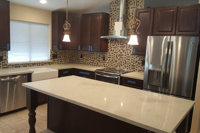 Example of a trendy home design design in Phoenix