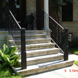 Entrance stairs iron railing - Products