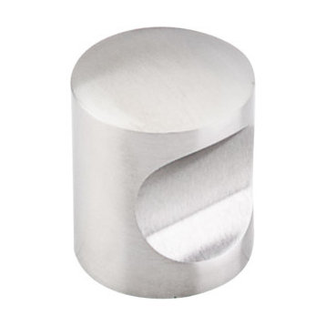 Indent Knob 1" - Brushed Stainless Steel