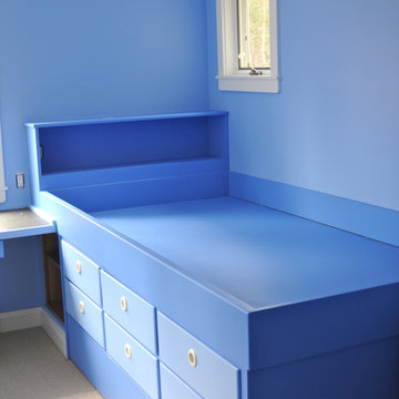 What a bucket of paint can do - Blue Room