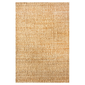 nuLOOM Hand Woven Hailey Jute, Natural, 9'x12'