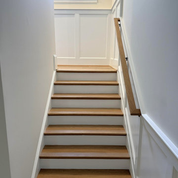 Project #141 | Timeless Switchback Staircase with Traditional Box Newels