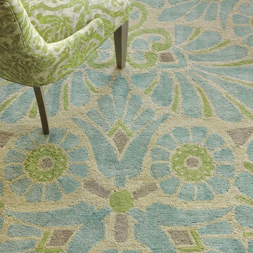 Painted Medallion Rug