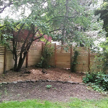Horizontal Cedar Privacy Fence
