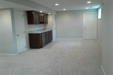 Minimalist basement photo in Other