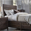 Bowery Hill California King Solid Wood Storage Bed in Java