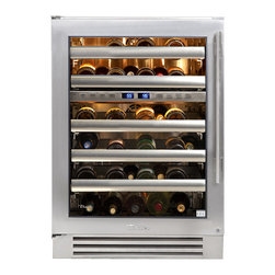 True Residential 24" Dual Zone Wine Cabinet - Beer And Wine Refrigerators