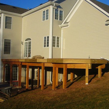 Dan and Kirscha's Deck under construction