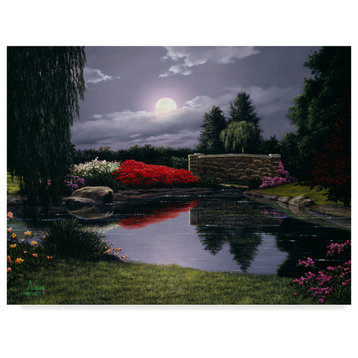 "Garden Scene 13" by Anthony Casay, Canvas Art, 32"x24"