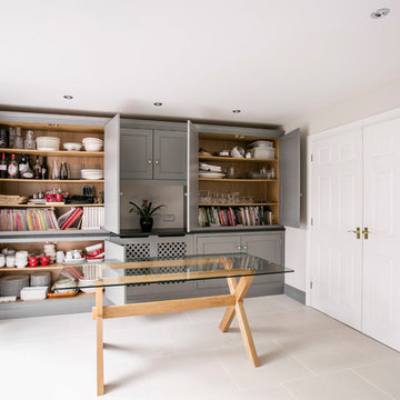 A Country Style Galley Kitchen By Burlanes