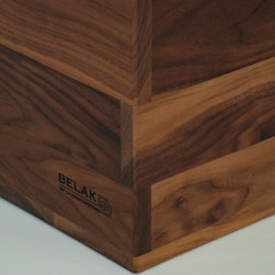 Multifunctional Walnut Cube - Side Tables And End Tables