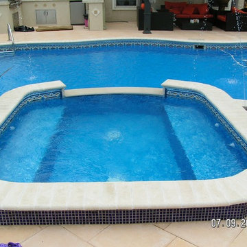 Custom Vinyl Liner Spa