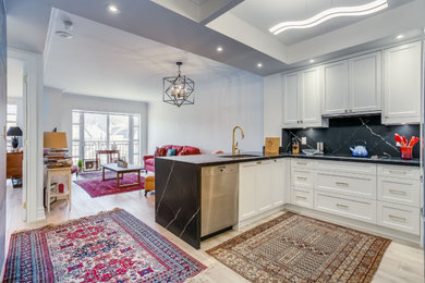 Kitchen - transitional kitchen idea in Toronto