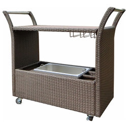 Tropical Outdoor Serving Carts by Waystock