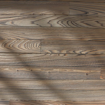 Real wood overhead garage doors