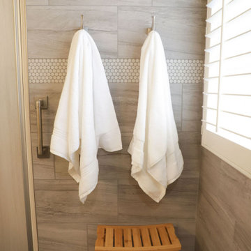 Brand New Rustic Bathroom Remodel