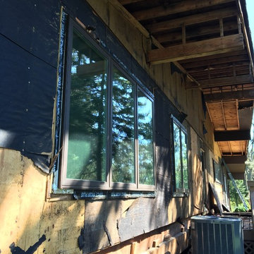 Shiplap cedar siding/New Architectural shingles
