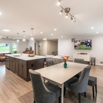 Beautifully Redesigned Kitchen and Dining Area in Fairfax VA