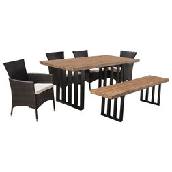Tropical Outdoor Dining Sets by GDFStudio
