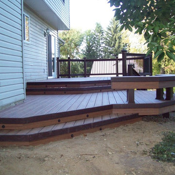 Two stage angular TREX TRANSCENDS TIKI TORCH DECK