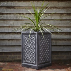 Clayfibre Tall Windsor Box Planter - Outdoor Plant Pots & Planters