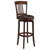 Hillsdale Furniture Canton Swivel Counter Stool, Brown