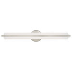 Livex Lighting - Livex Lighting 10353-91 Visby - 24.38" 32W 1 LED ADA Bath Vanity - State of the art LED components deliver superior qVisby 24.38" 32W 1 L Brushed Nickel Satin *UL Approved: YES Energy Star Qualified: n/a ADA Certified: YES  *Number of Lights: Lamp: 1-*Wattage:32w LED bulb(s) *Bulb Included:Yes *Bulb Type:LED *Finish Type:Brushed Nickel
