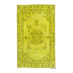 Hand Carved Over-Dyed Rug - Area Rugs