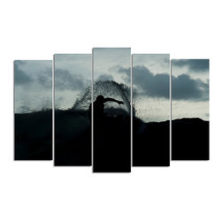 Ready2HangArt - Ready2hangart Nicola Lugo 'Surf Silhouette' Canvas Wall Art - Prints And Posters