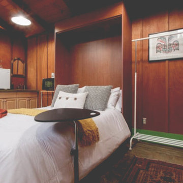 Romantic, Wood-Paneled Studio