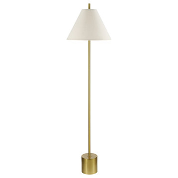 Globe Electric 91006587 Hill 60" Tall Torchiere Floor Lamp - Matte Brass