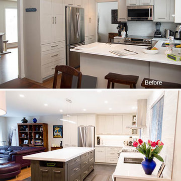 From One-Person Kitchen to Open Concept Functional Living!