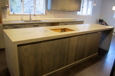 Example of a trendy kitchen design in Other