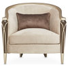 Villa Cherie Velvet Matching Chair - Porcini/Hazelnut