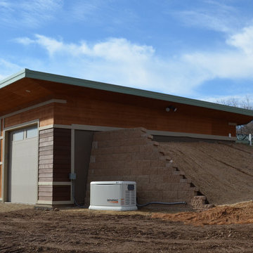 North garage, back up generator