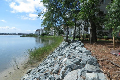 Stone Seawall in Hampton
