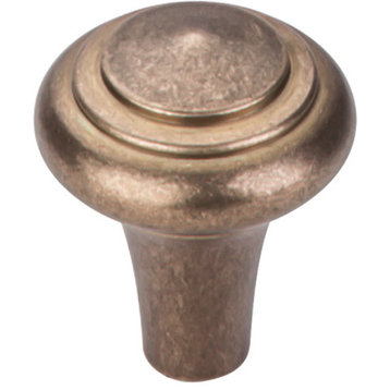 Top Knobs M1481 Peak 1 Inch Mushroom Cabinet Knob - Light Bronze