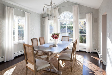 Dining room - traditional dining room idea in New York