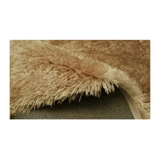 La Rug Snowy Shag 5' X 7' 3" Area Rugs With Brown Finish SN-53 0573