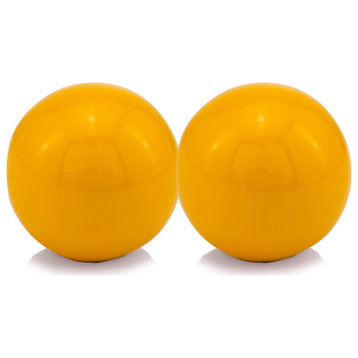 Bola Illuminating Yellow Sphere, 3"D, Set of 2