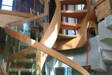 Staircase - modern staircase idea in Other