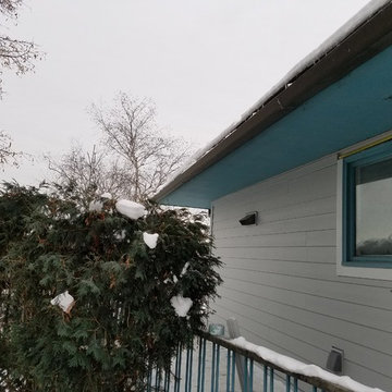 Deerfield, IL Ranch in Light Mist Siding