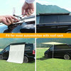 8.2x6.6 ft Car Side Awning Rooftop with LED Light Pull Out Tent Shelter Camping
