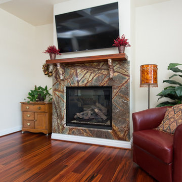 Rainforest Brown Granite- Waterfront Annapolis Home