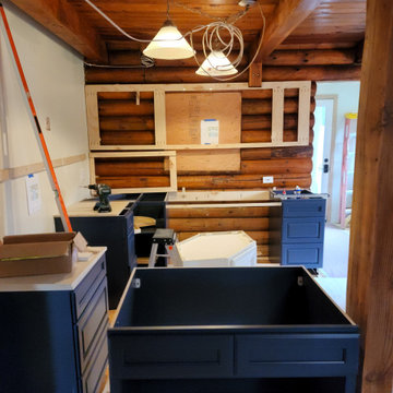 Log Cabin Kitchen Pre-Remodel