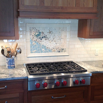 Custom Backsplash Mural in a Bright and Beautiful Kitchen (2 of 2)