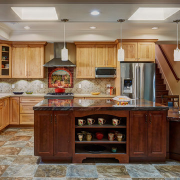 Warm & Traditional Cupertino Kitchen