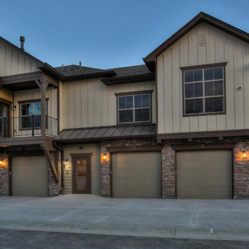 Landmark Homes Multi-Family Townhomes - Metal and Asphalt Roofing