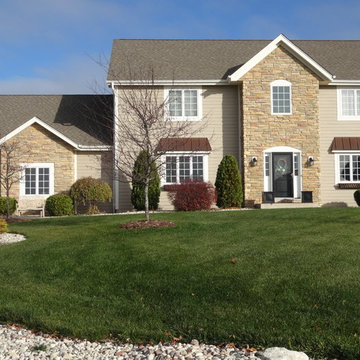 Stone and Painted Wood Exteriors